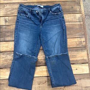 Flying Monkey Dark Blue Boot Cut Jeans